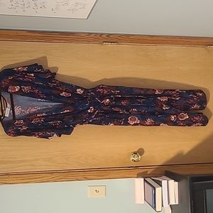 Kaileigh 2X Floral Jumpsuit